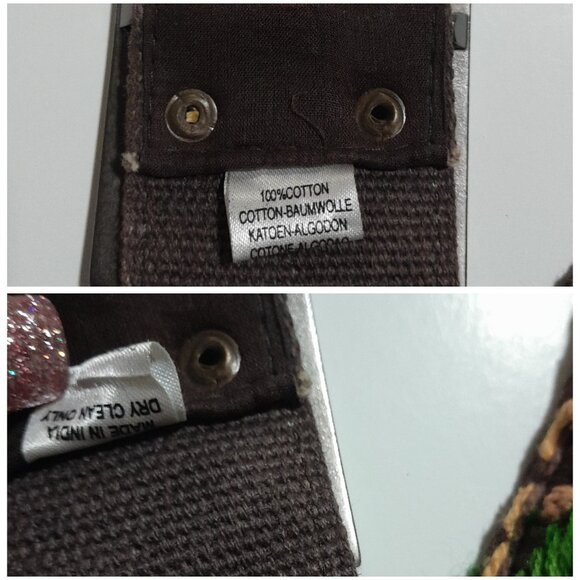 Women's Hand Embroidered Belt Boho L/XL Multi Color India READ FULL DESCRIPTION - Picture 2 of 4